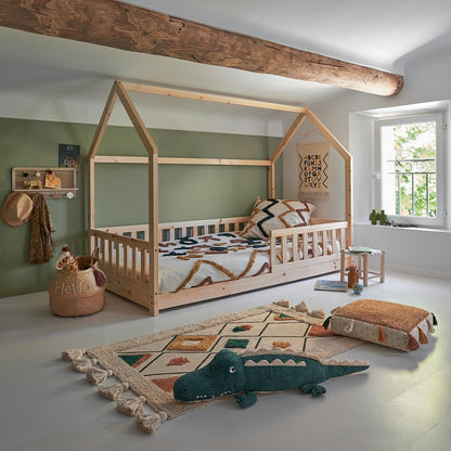 Kinderbed naturel hout tent Bosco