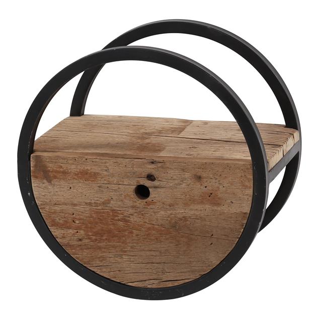 Wandplank Rond met 1 lade Ø40 cm - Industrieelinhuis.nl