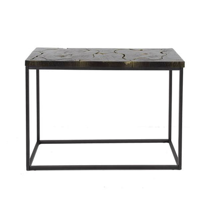 Sidetable zwart Black and Gold - 100 cm lengte