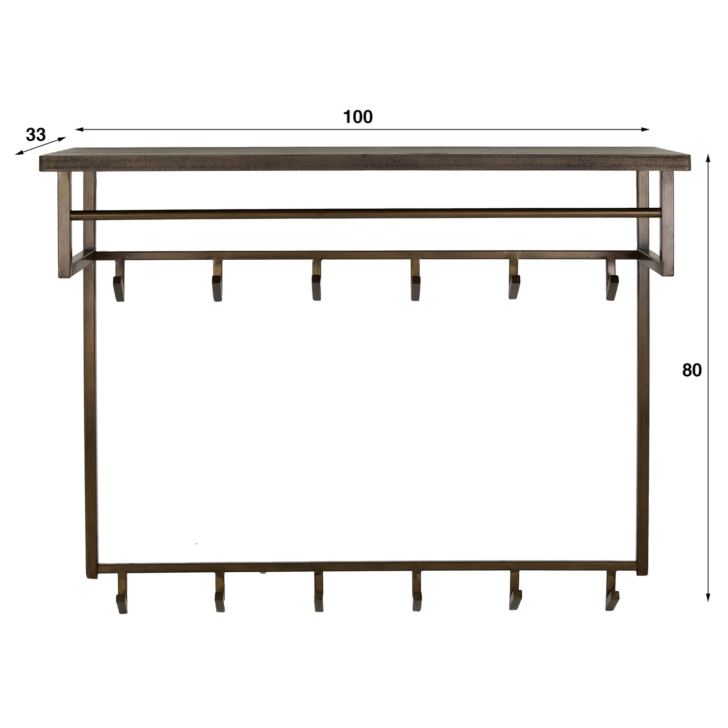 Kapstok Zenna 12 haken