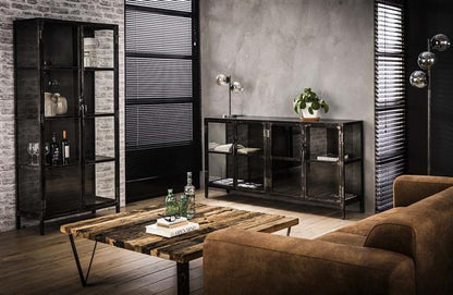 Dressoir industrieel Rifka Gunmetal - Industrieelinhuis.nl