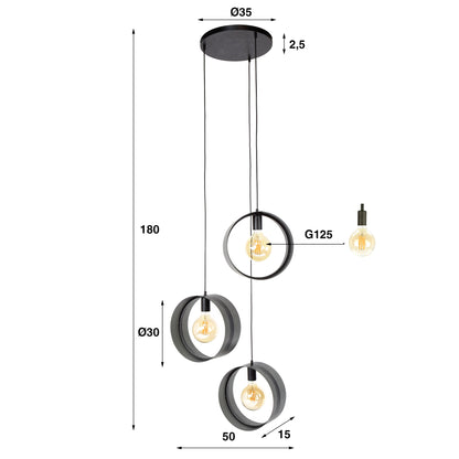 Hanglamp Ring 3L