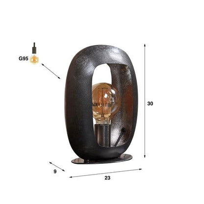 Tafellamp Triomf zwart 1 lichtpunt - Industrieelinhuis.nl