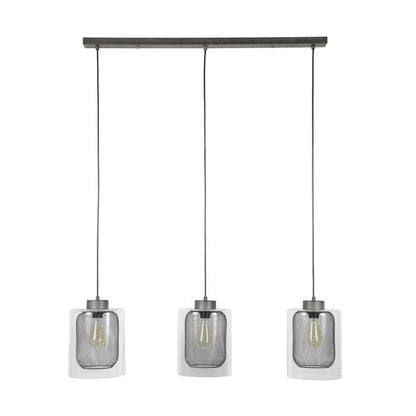 Vloerlamp Rachel set van 3 Oud zilver 3 x Ø20 cm - Industrieelinhuis.nl