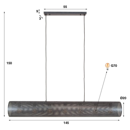 Hanglamp XL Meshglow 7L