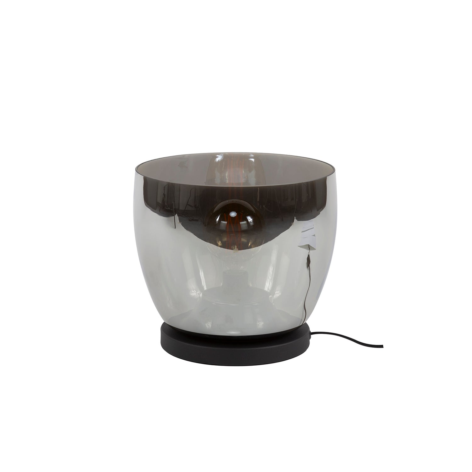 Vloerlamp Rise gekleurd glas Smoke Grey