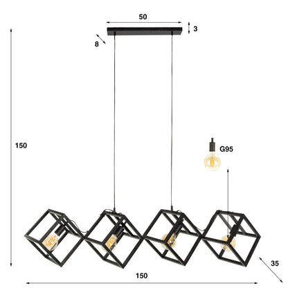 Hanglamp Lumen Cube 4L