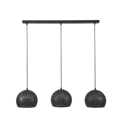 Hanglamp set XL Kyra 3 lichtpunten  Ø25 cm - Industrieelinhuis.nl