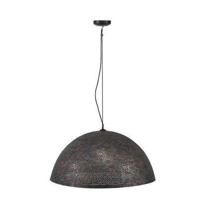 Hanglamp Mira Zwart Bruin Ø70 cm - Industrieelinhuis.nl