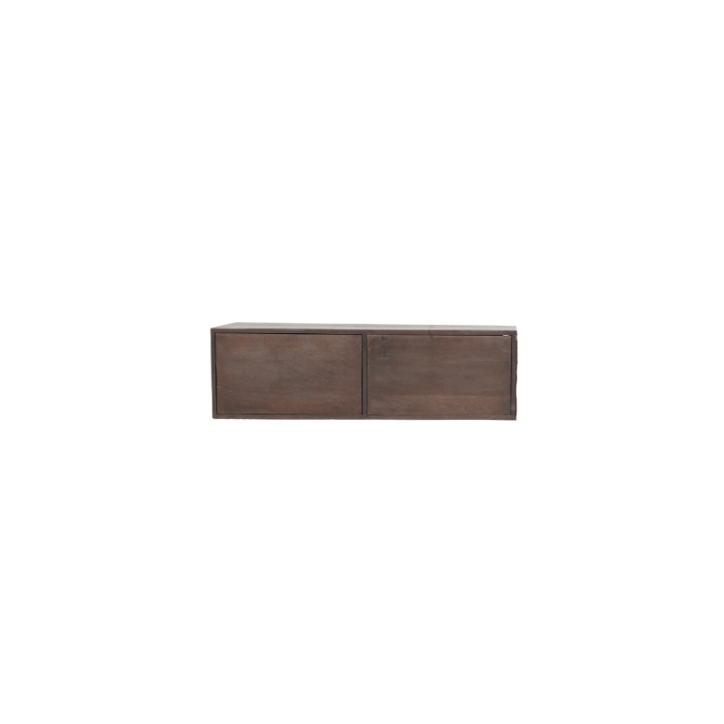 Zwevend tv meubel Vista Walnut | 120 cm