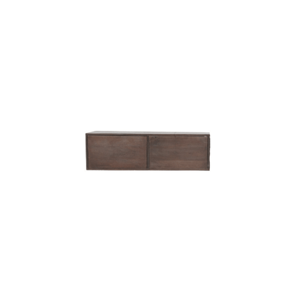 Zwevend tv meubel Vista Walnut | 120 cm