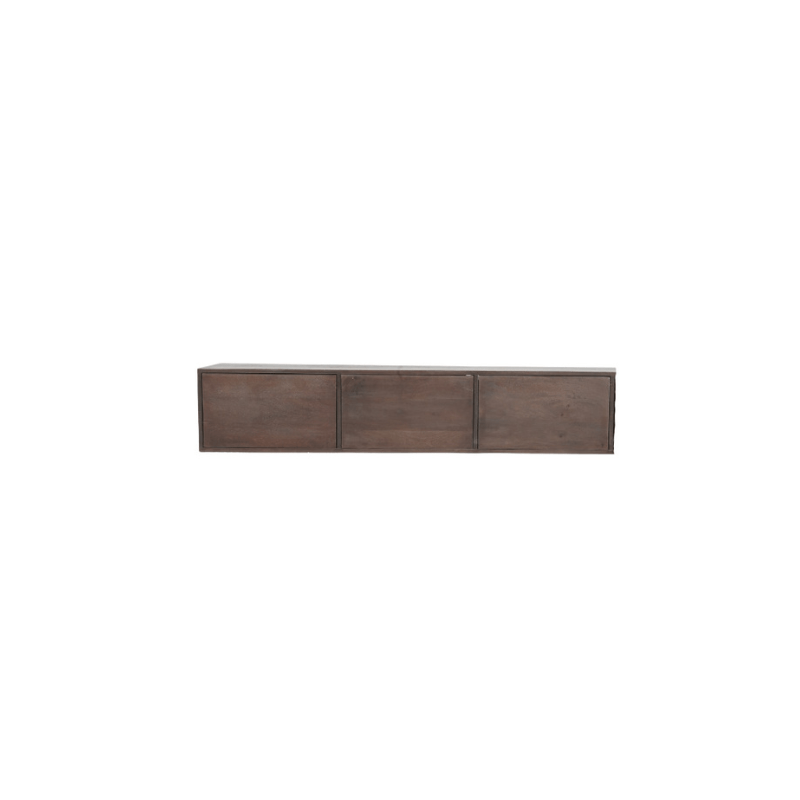 Zwevend tv meubel Vista Walnut | 160 cm