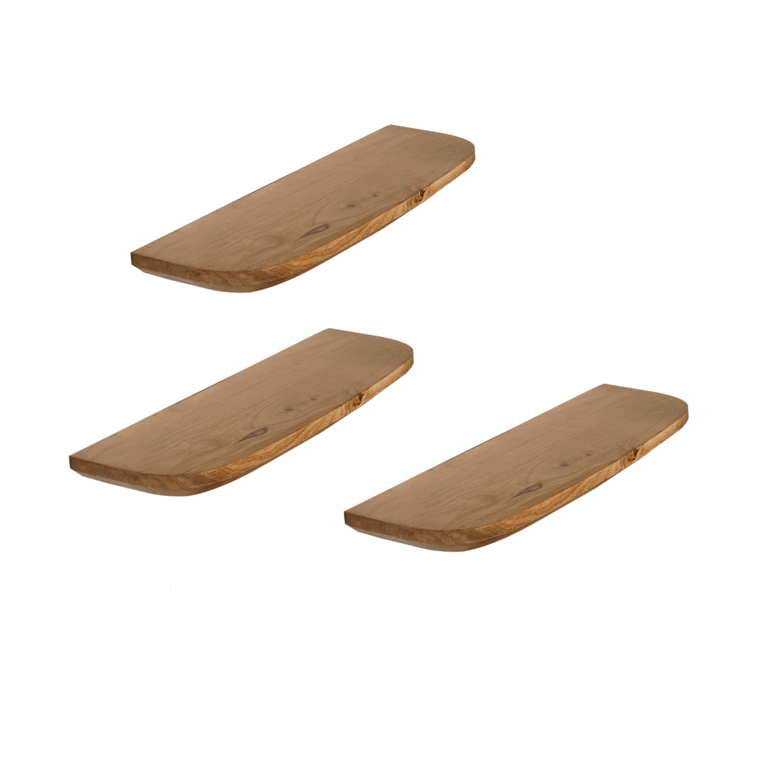 Wandplank Gusta Naturel 60 cm Set van 3