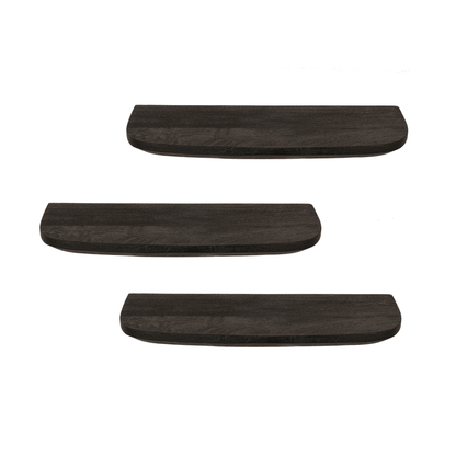 Wandplank Gusta Black  60 cm Set van 3