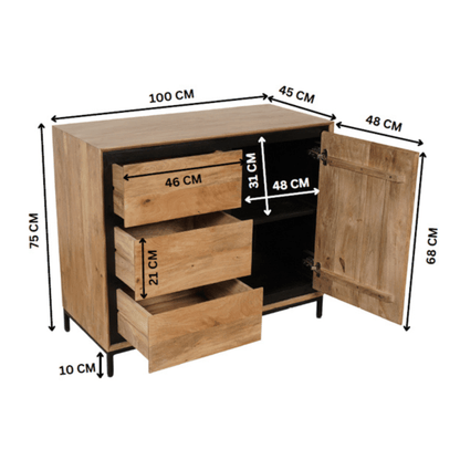 Kabinet kast Strata | 100 cm