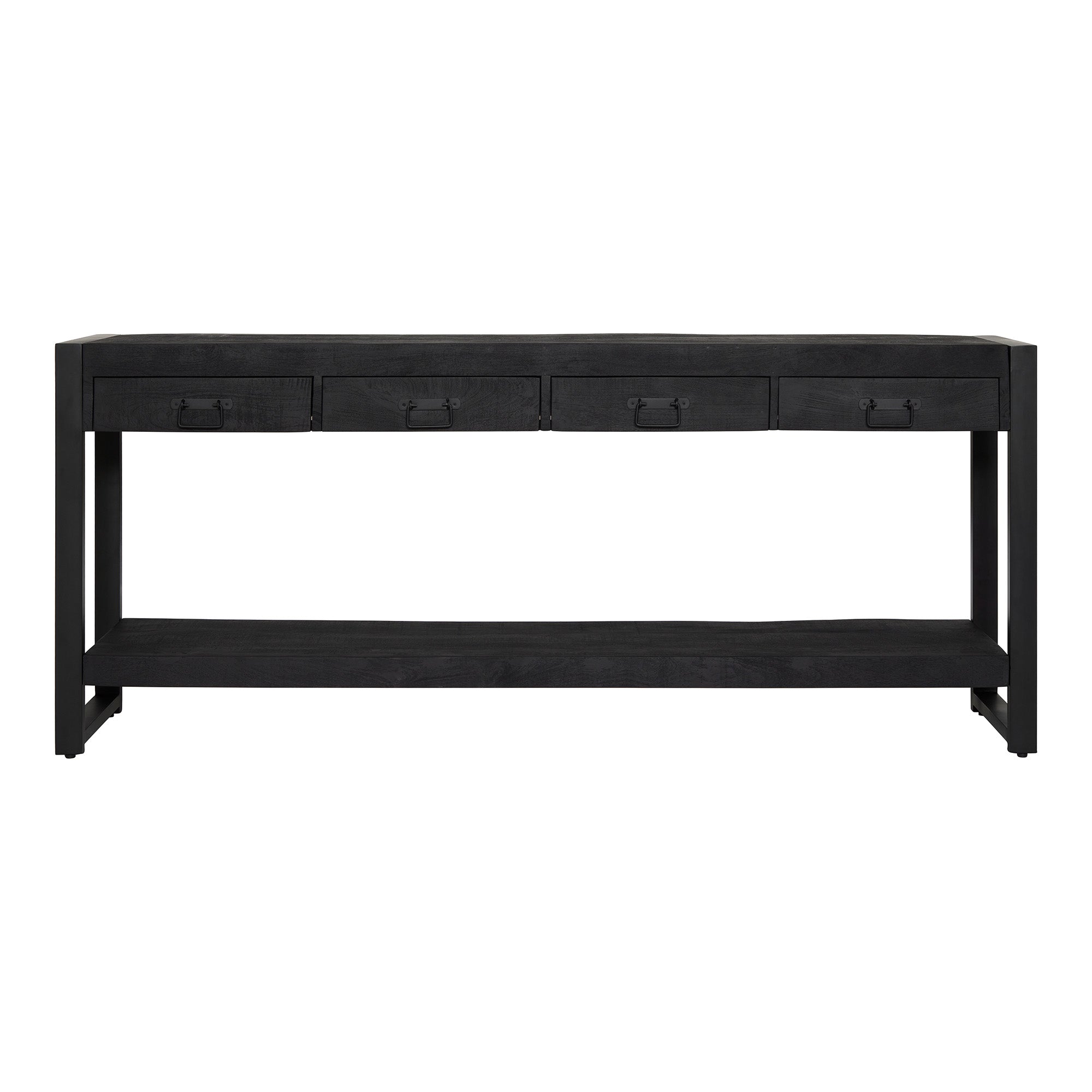 Sidetable mangohout zwart 180 cm Boaz Black | 180 cm