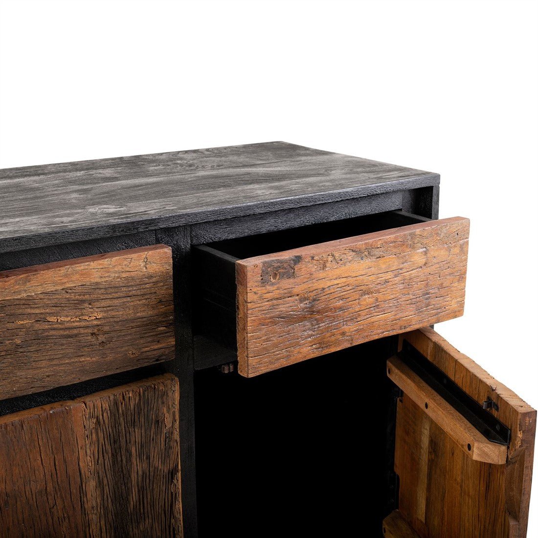Dressoir kast mango hout | Industrieel Design | 90x40x80cm