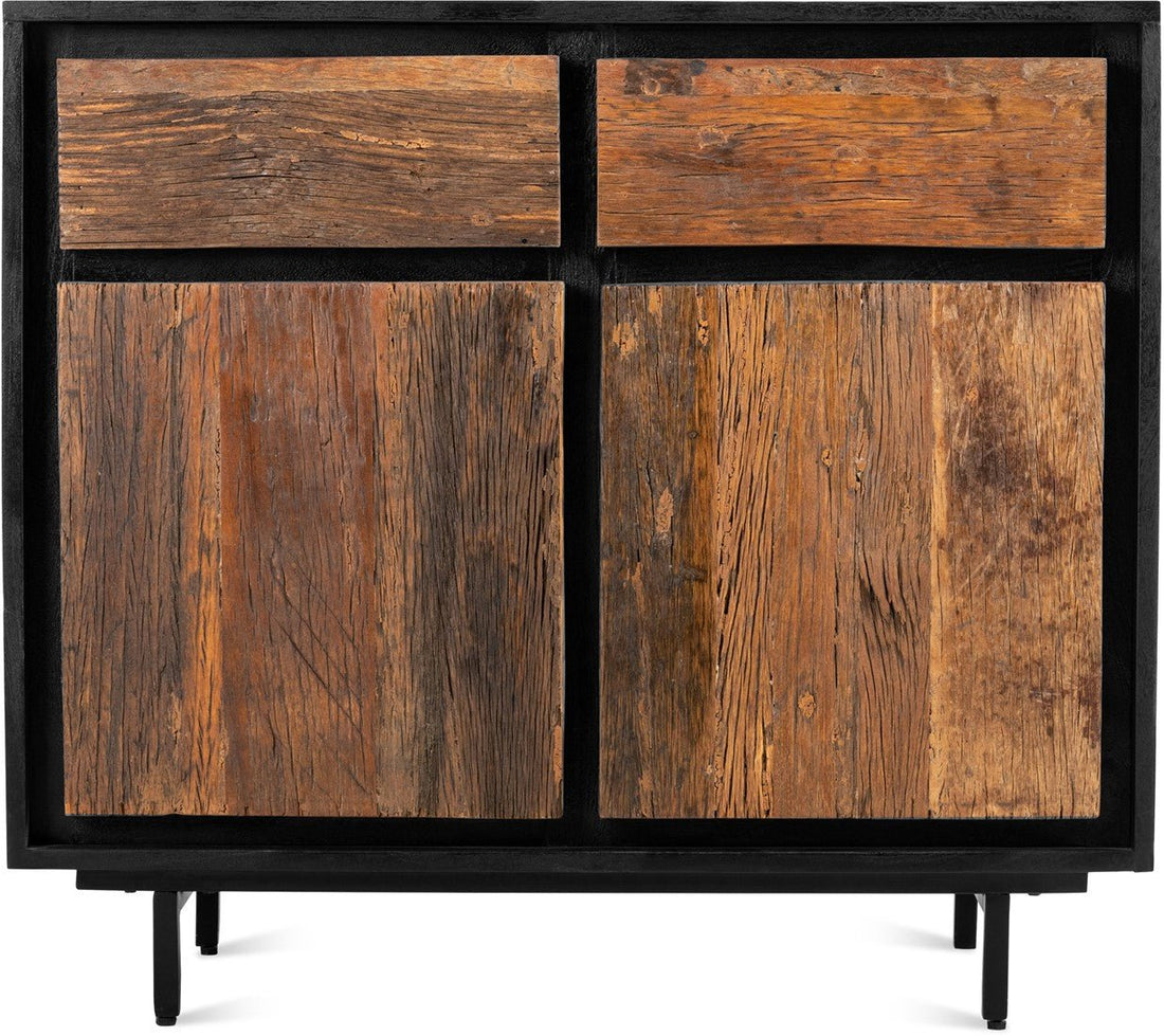 Dressoir kast mango hout | Industrieel Design | 90x40x80cm