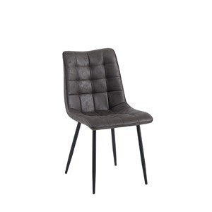 Dining Chair Lucille Anthracite 4 pieces a box - Industrieelinhuis.nl