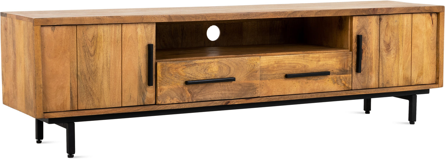 TV-meubel Mango hout | Industrieel Design | 180x40x50cm - Industrieelinhuis.nl