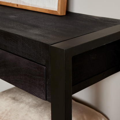 Sidetable zwart Sorrento Black | 120 cm