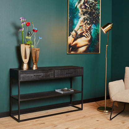 Zwarte Sidetable Denver Black